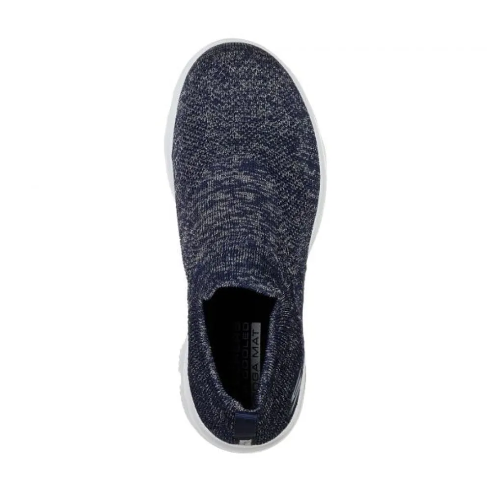 15746 Navy Evolution Go Walk Skechers Fabric Sneakers