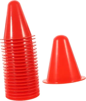 20pcs Roller Skating Cones Training Markers for Agility Drills Sports Practice and Outdoor Activities Stable Design for Field Exercises and Obstacle