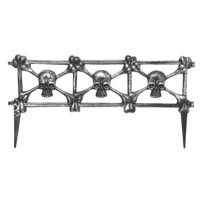 22" Skull Graveyard Fence