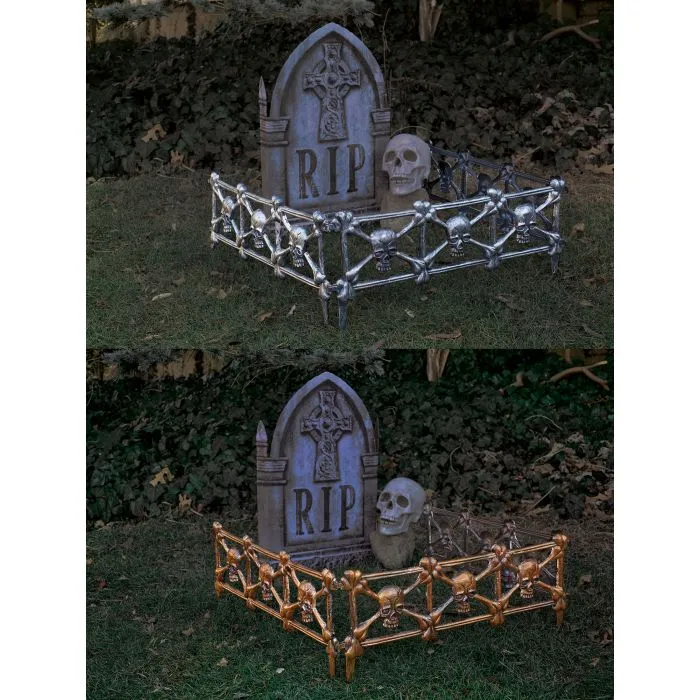 22" Skull Graveyard Fence