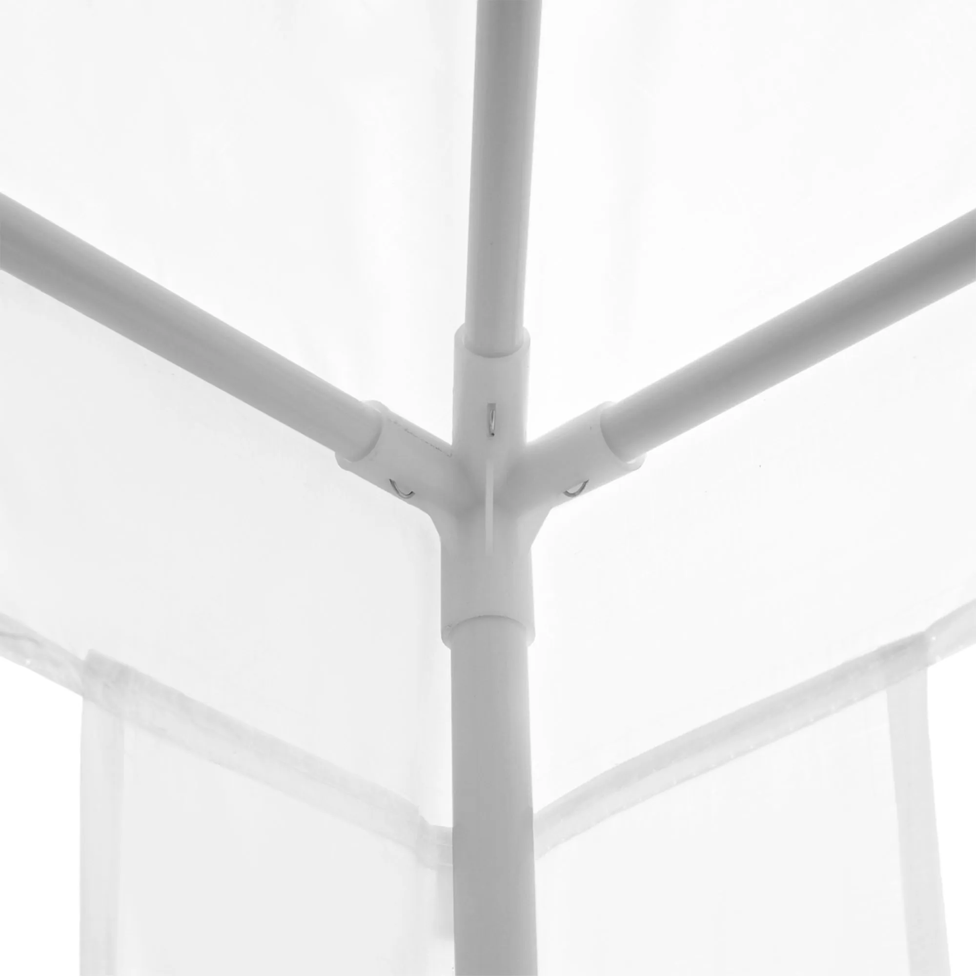 2.7M X 2.7M Garden Gazebo Marquee Party Tent Wedding Canopy Outdoor White
