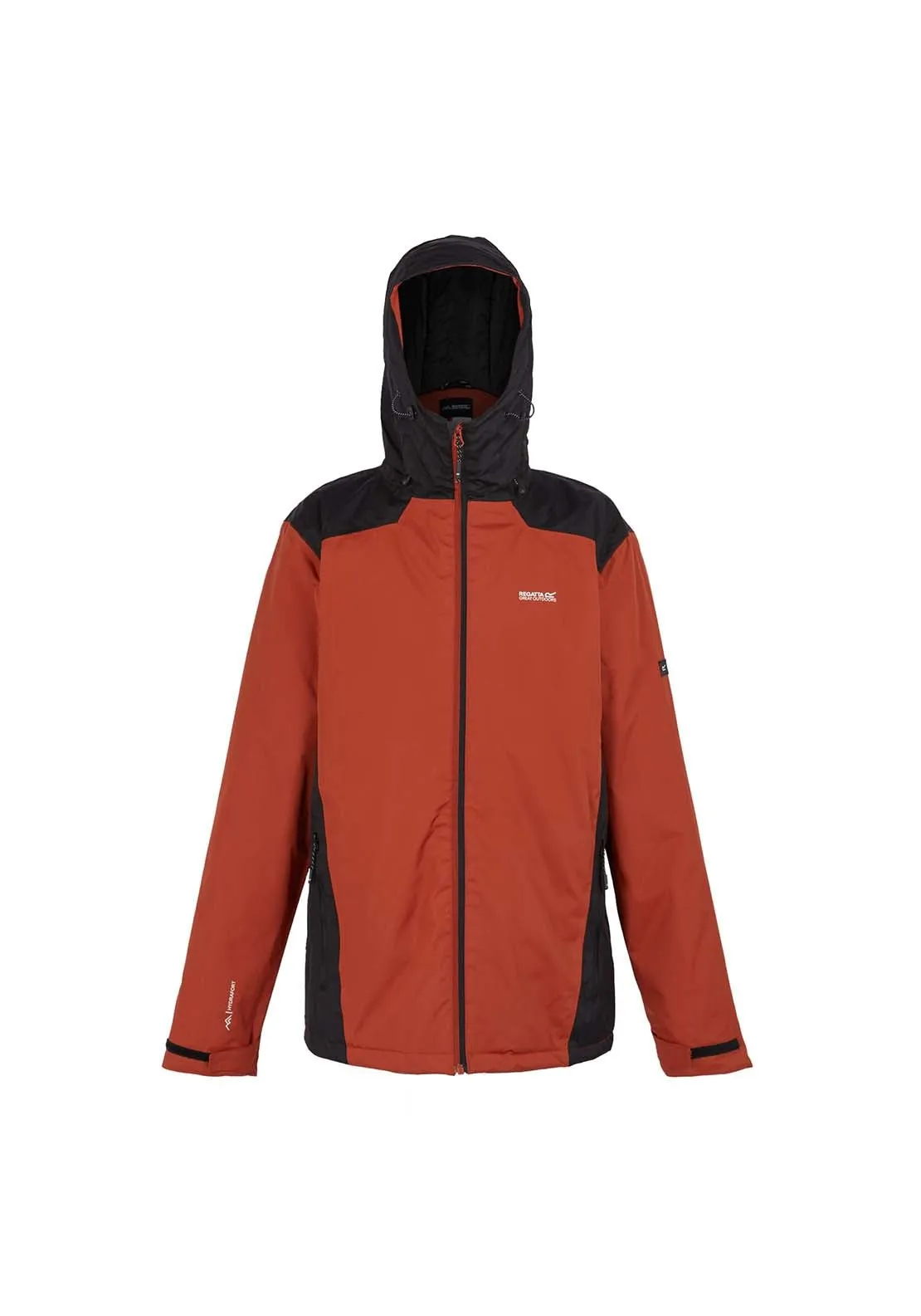 3/4 Zip Jacket - Red Ocre/black