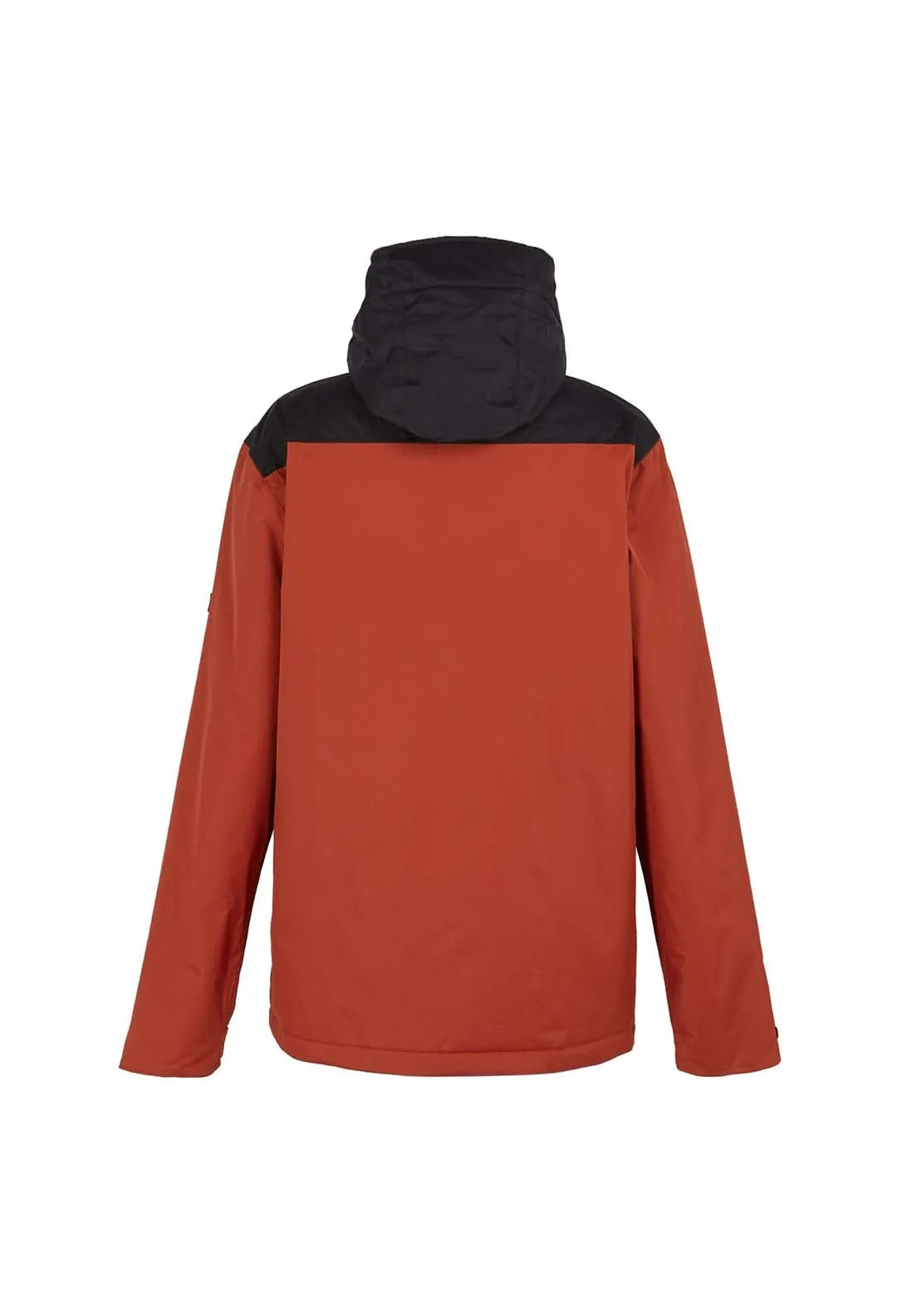 3/4 Zip Jacket - Red Ocre/black