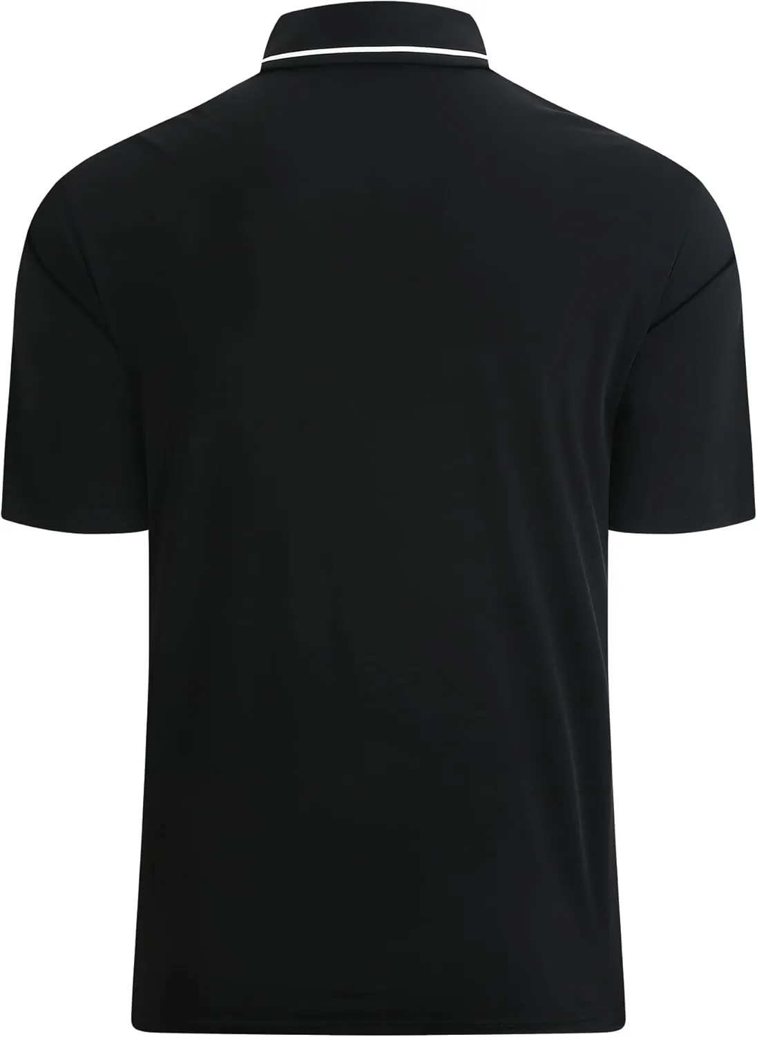 Alex Vando Mens Seamless Golf Shirt Moisture Wicking Quick-Dry Tailored Fit Polo Shirts