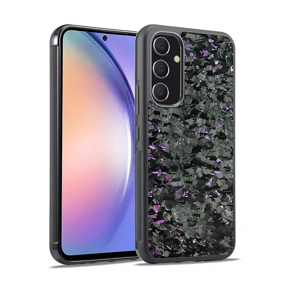 Back Forged Carbon Fiber Phone case for Samsung A14/A54/A34/A24/A25/15