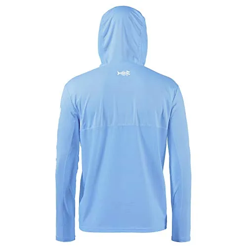 BASSDASH UPF 50  Men’s UV Sun Protection Long Sleeve Performance Fishing Hoodie Hooded Shirts