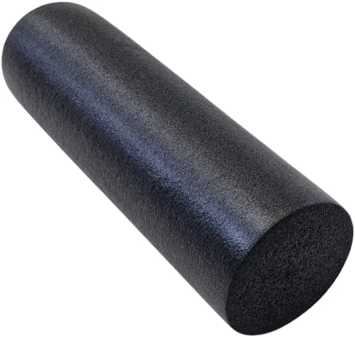 BLACK 45CM YOGA FOAM ROLLER