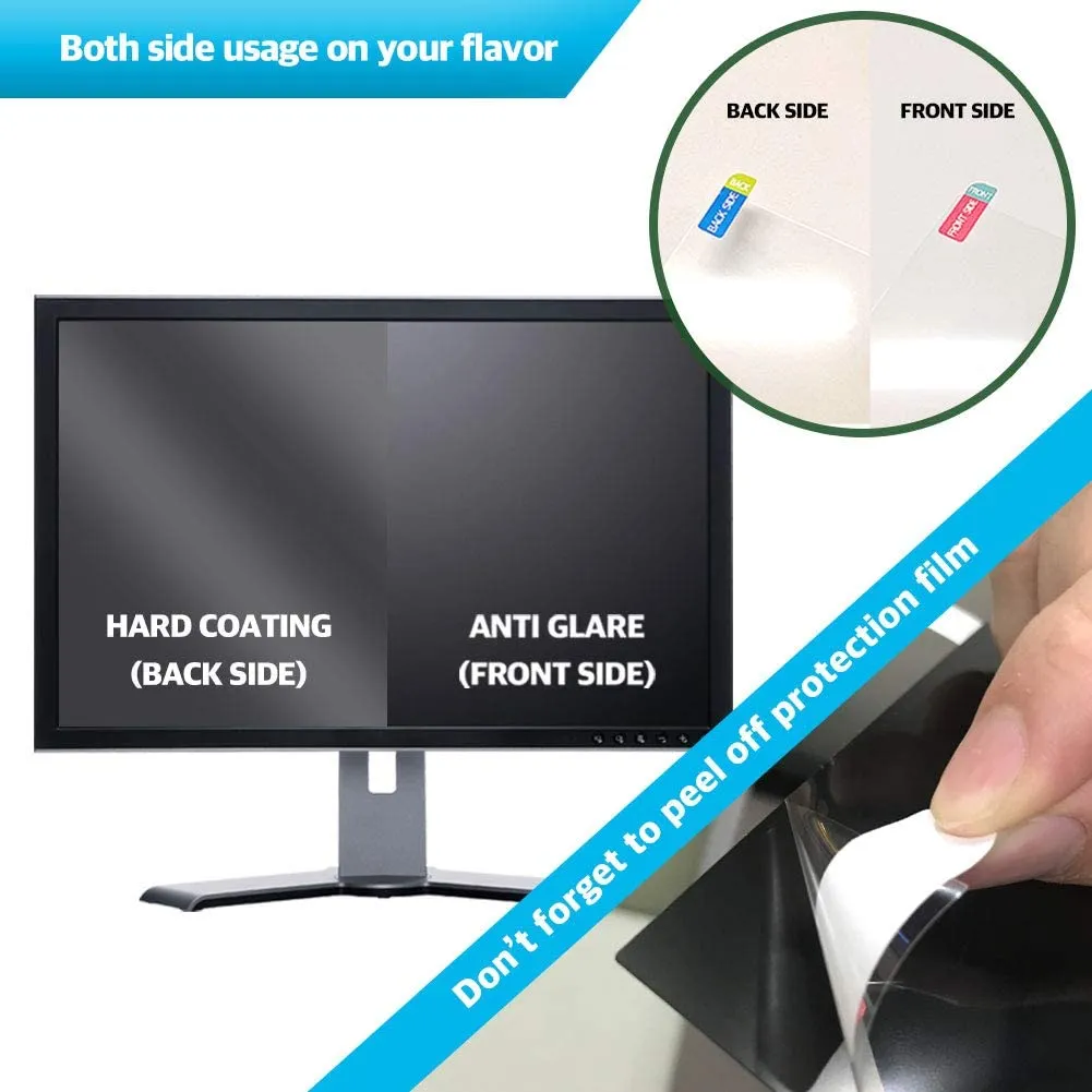 BOZABOZA BLB15W (331 x 186mm) 15W9 Anti Blue Light Screen Filter with 98.7% Blue light cut | 100% Anti-UV | Anti-Glare | Anti-Scratch for 15" Laptops (16:9) BLB-15W 防藍光螢幕保護片[韓國製]