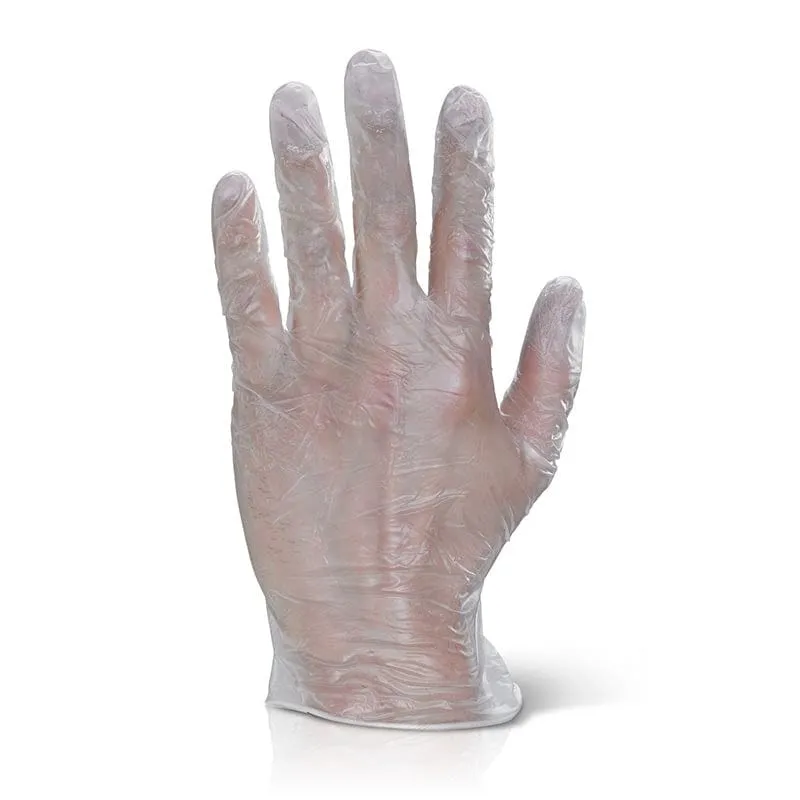 Clear Vinyl Disposable Gloves x100