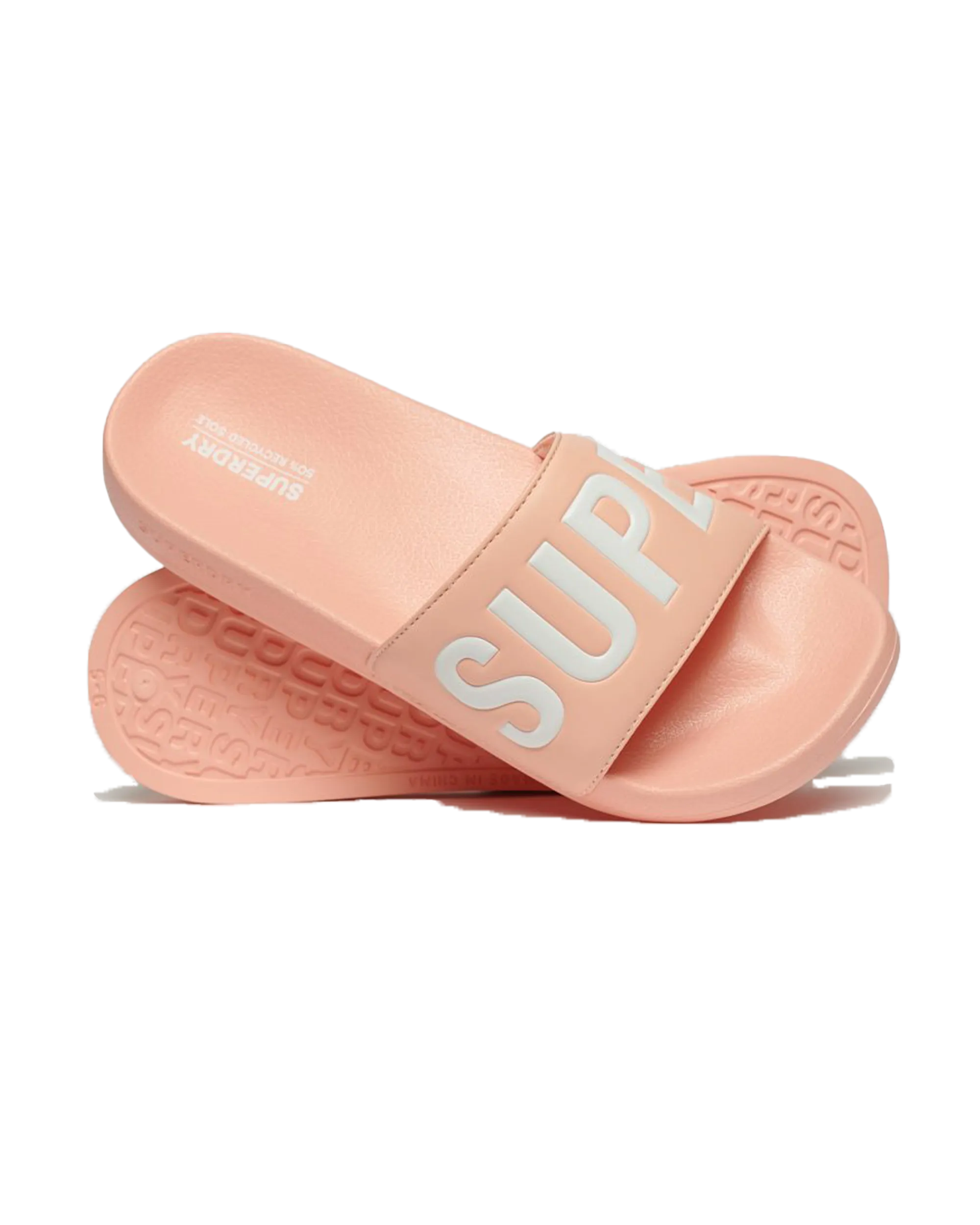 Core Vegan Pool Sliders in Pink Pesca