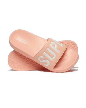 Core Vegan Pool Sliders in Pink Pesca