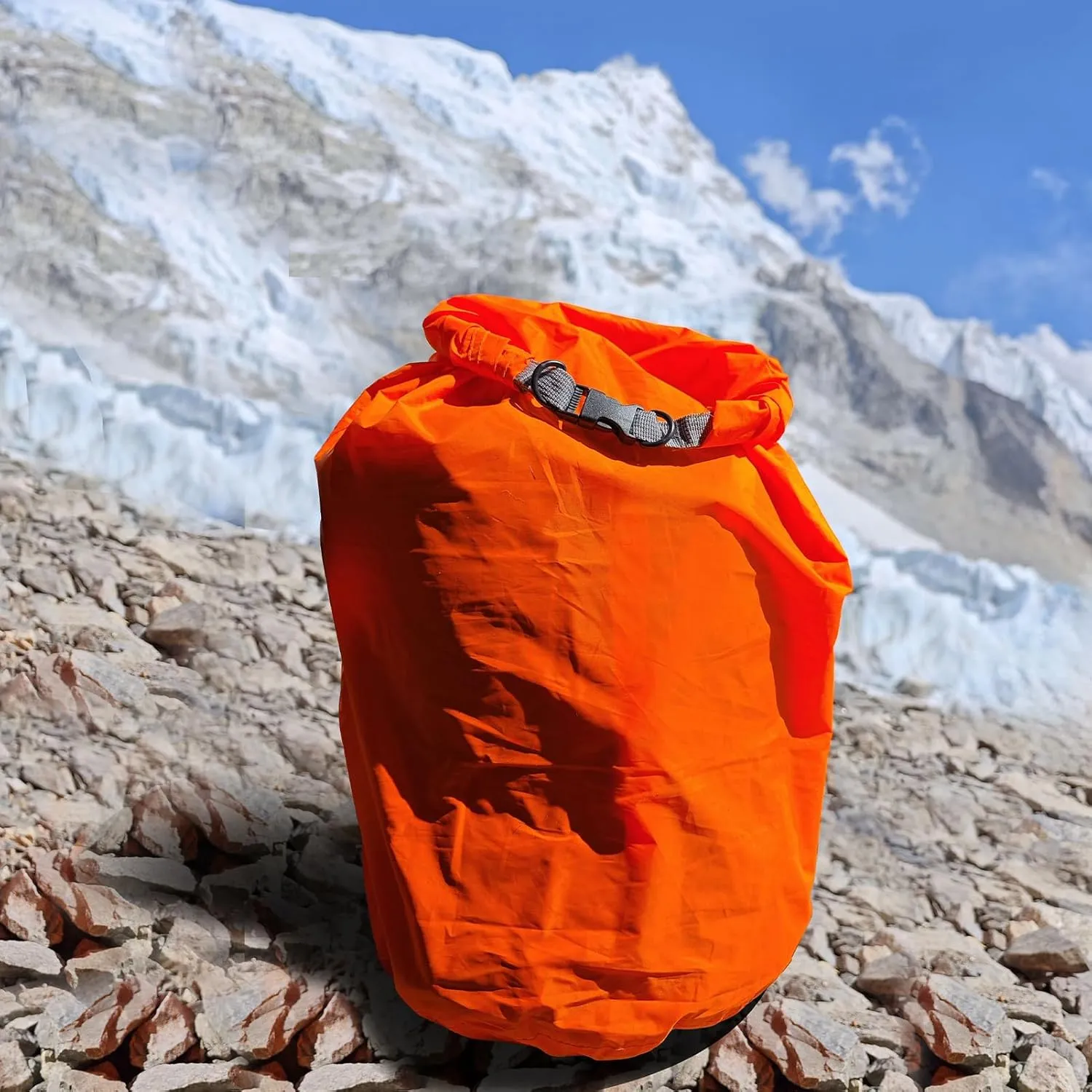 Dry Bag Set, Waterproof Small Lightweight Dry Bags for Paddle Board Kayaking, Fishing, Camping (Orange, 20L 2Pack)