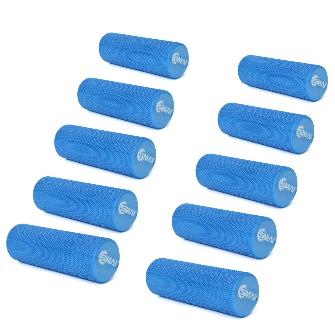 Foam Roller - Half Length Blue - Bulk 10 pack
