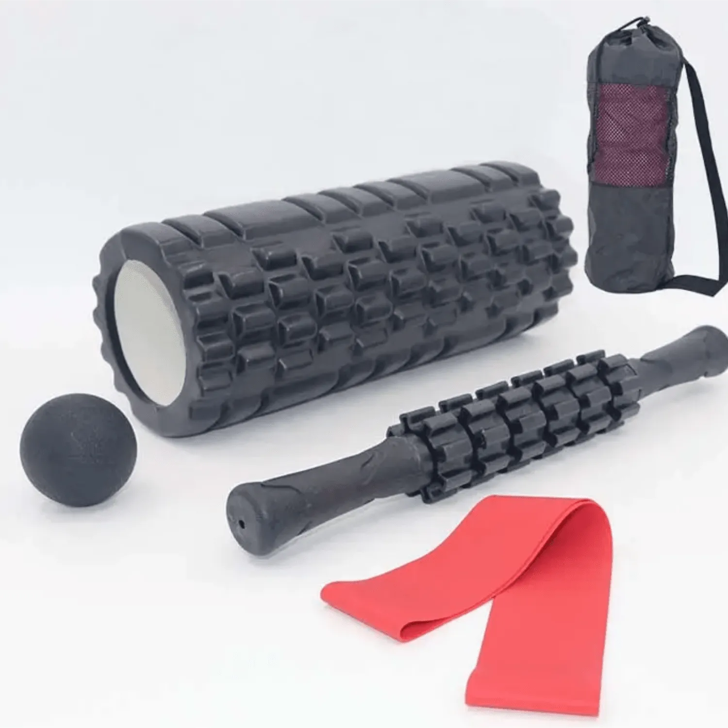 Jowe Massage Roller Set - Black