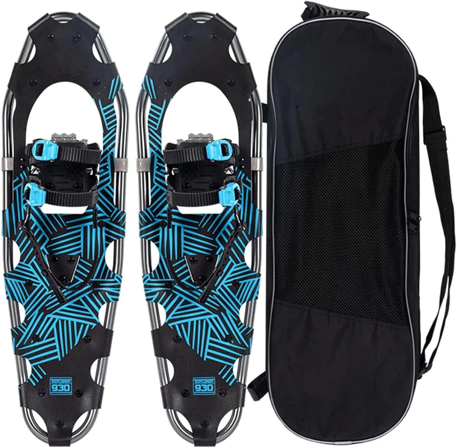 Light Weight Snowshoes Set, Light Weight Snowshoes with 30 Inches Aluminum Weight Bearing 120kg 76 * 24cm, Rolling Terrain Snowshoes for Women Men Youth