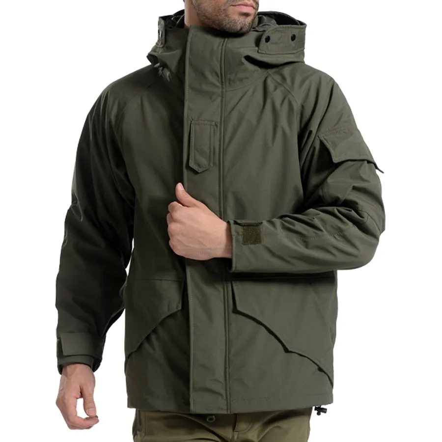 Men Winter Camouflage Thermal Thick Coat   Liner Parka Military Tactical Hooded