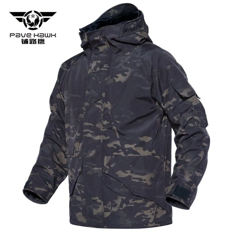 Men Winter Camouflage Thermal Thick Coat   Liner Parka Military Tactical Hooded