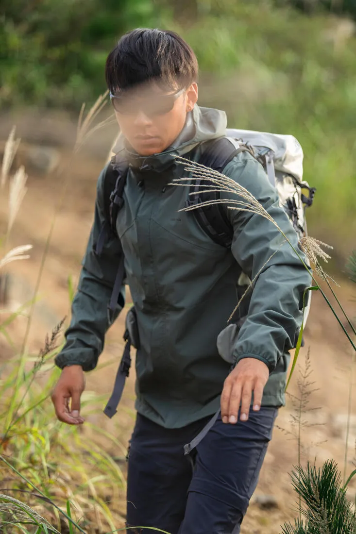 Men's Hiking Jacket Waterproof - MH150