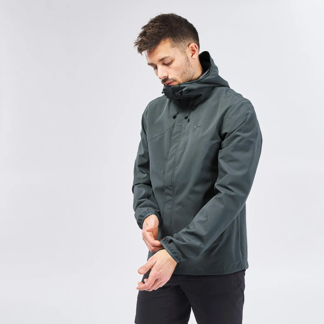 Men's Hiking Jacket Waterproof - MH150