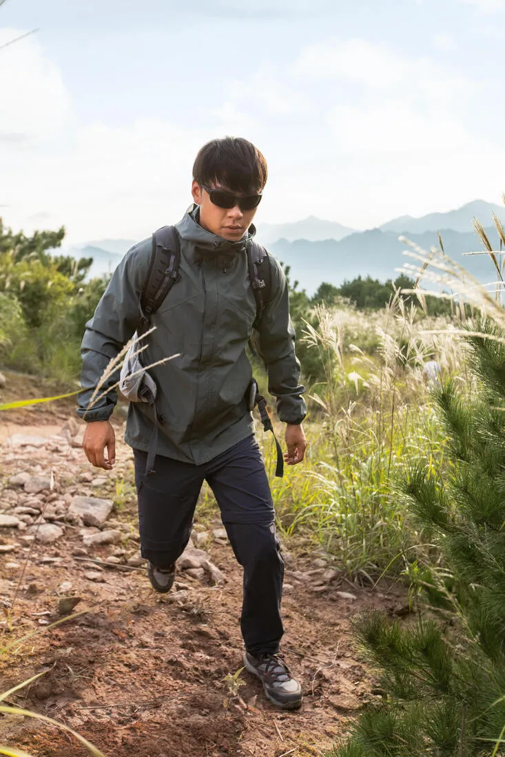 Men's Hiking Jacket Waterproof - MH150