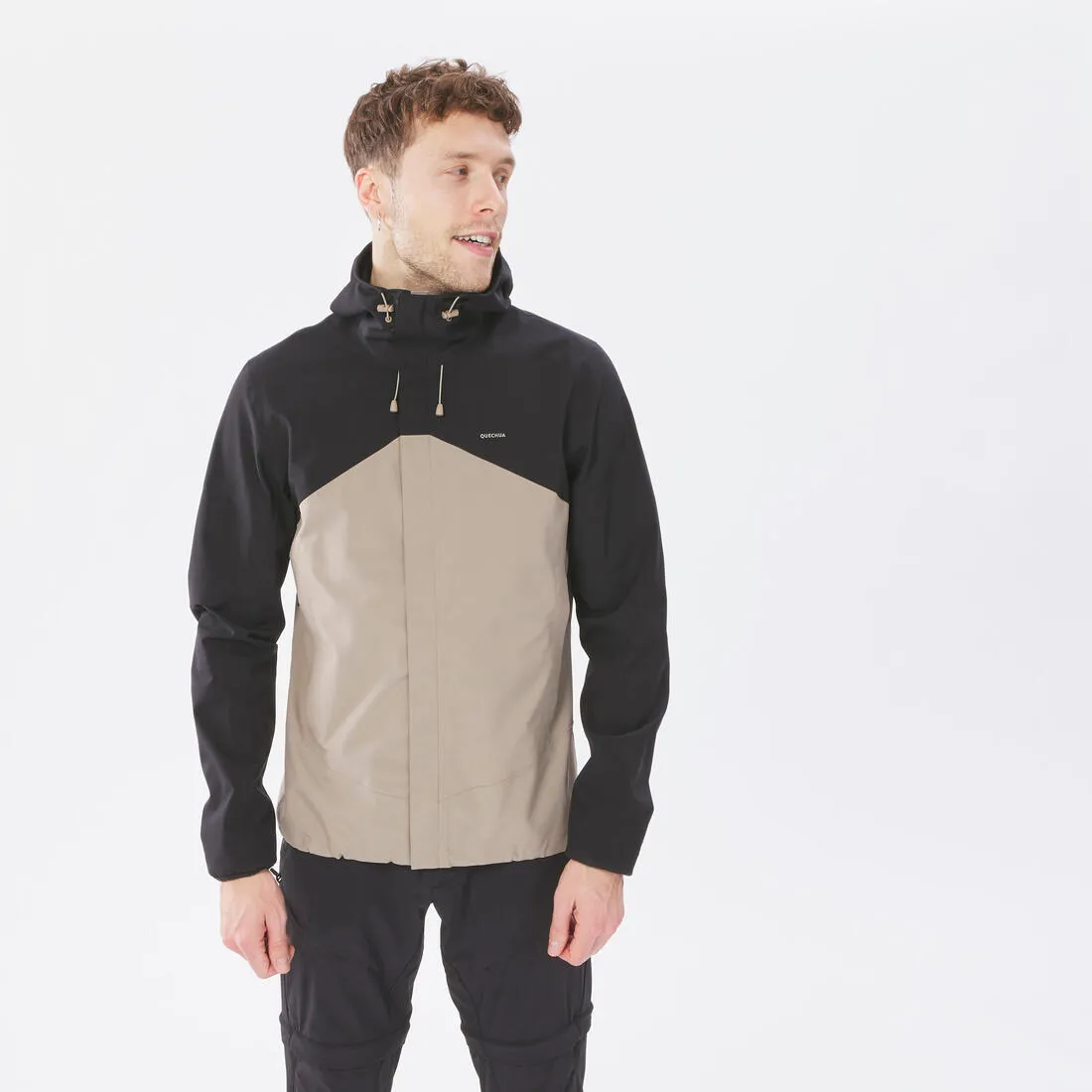 Men's Hiking Jacket Waterproof - MH150