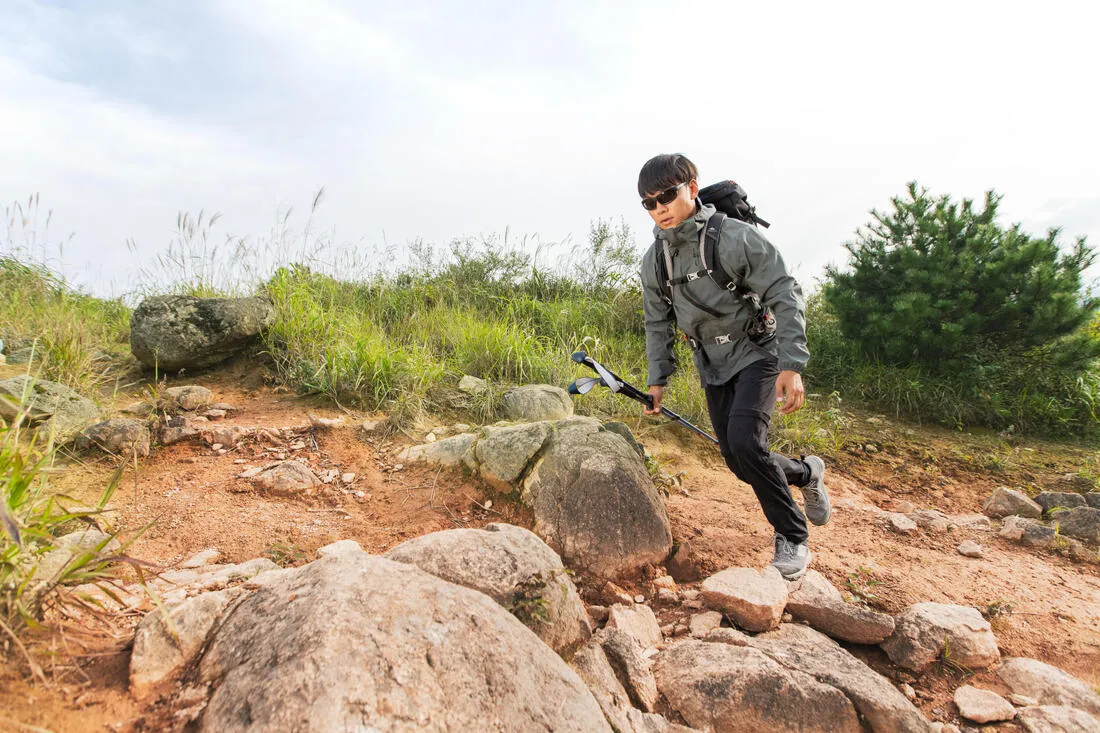 Men's Hiking Jacket Waterproof - MH150