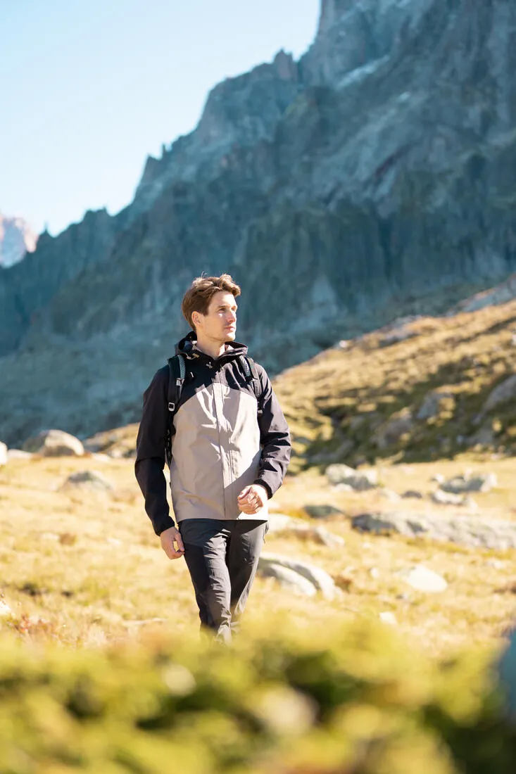 Men's Hiking Jacket Waterproof - MH150