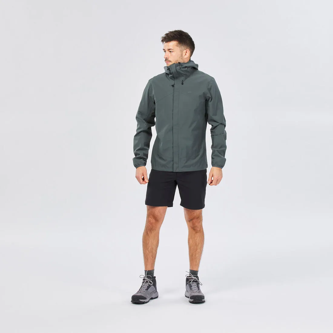 Men's Hiking Jacket Waterproof - MH150
