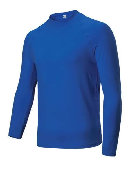 Mens Long Sleeve Rash Shirt - Royal
