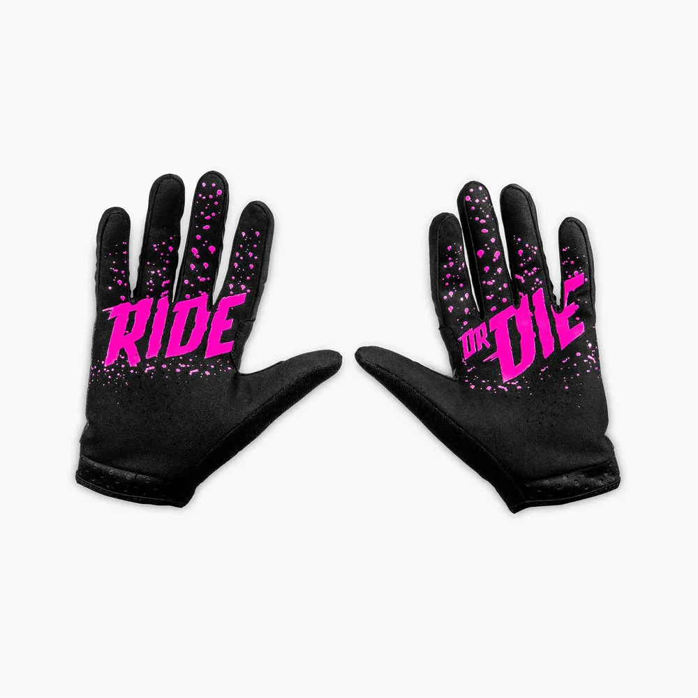 Muc-Off  Rider Gloves - Yellow Polka