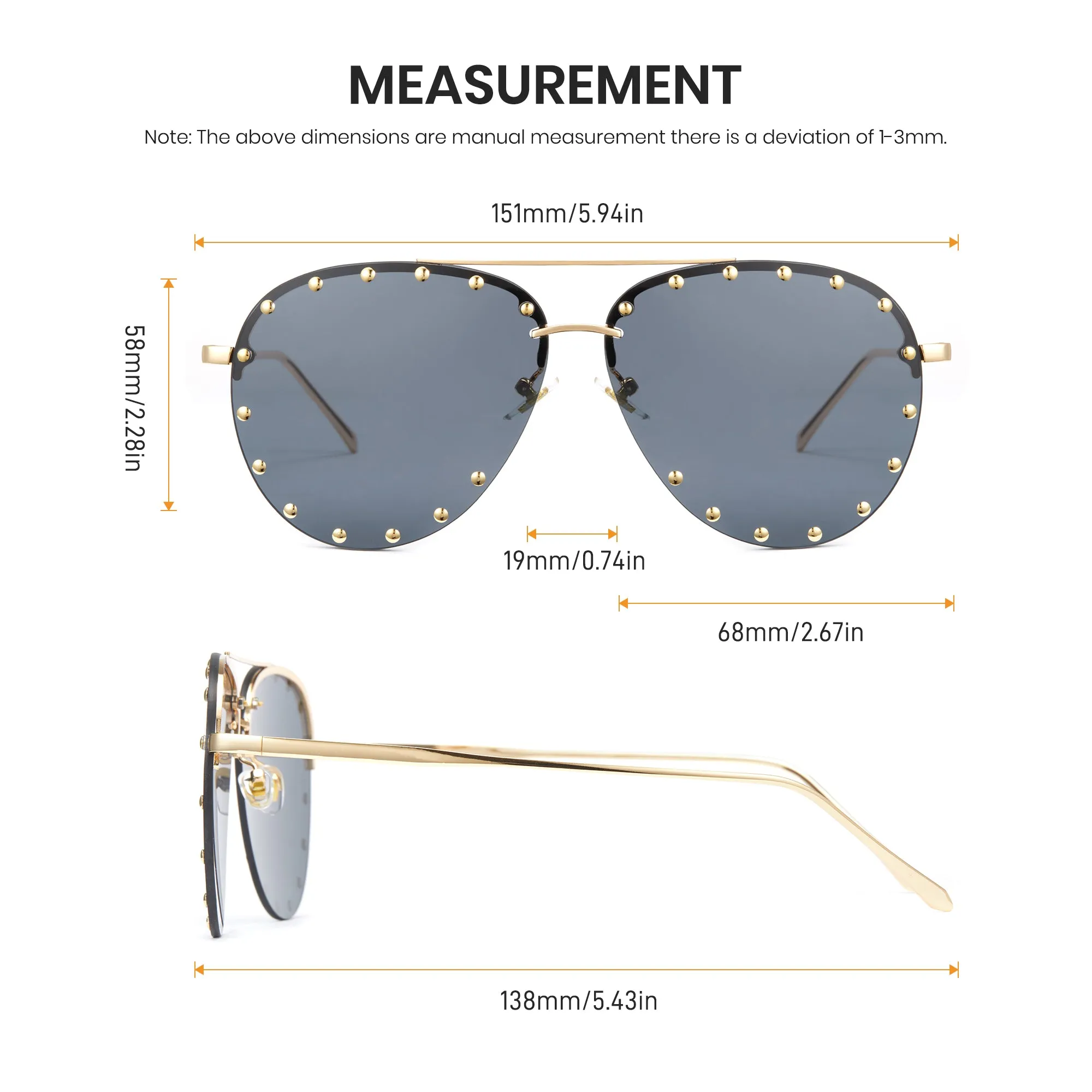 Non Polarized Sunglasses 1078