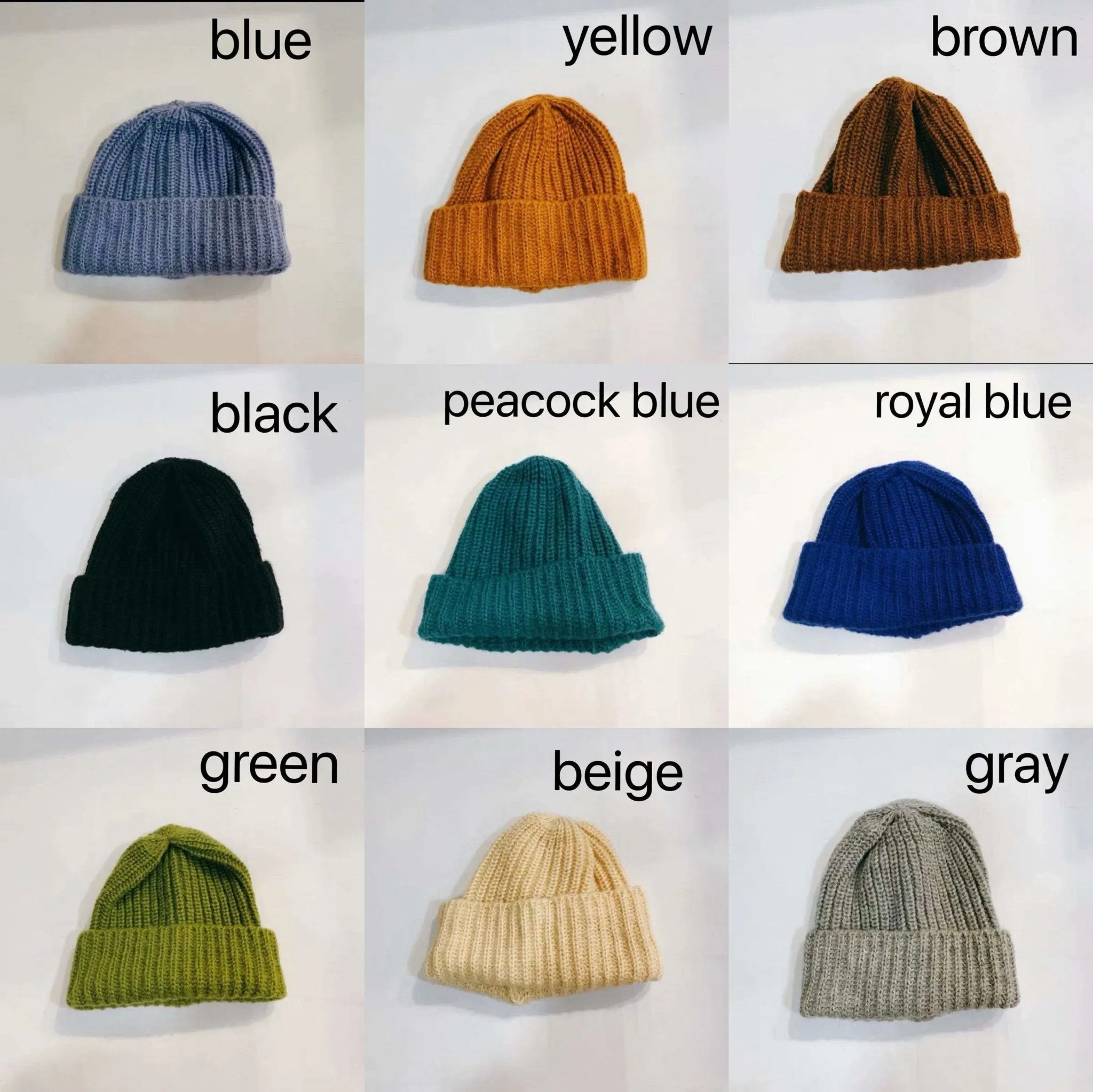 Oversized Slouchy Unisex Knitted Hat
