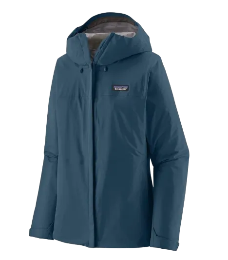 Patagonia Womens Torrentshell 3L Rain Jkt Lagom Blue