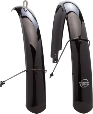 Planet Bike Full bike fenders - 26" x 60mm (black)- Fits Up to a 50mm Wide Tire