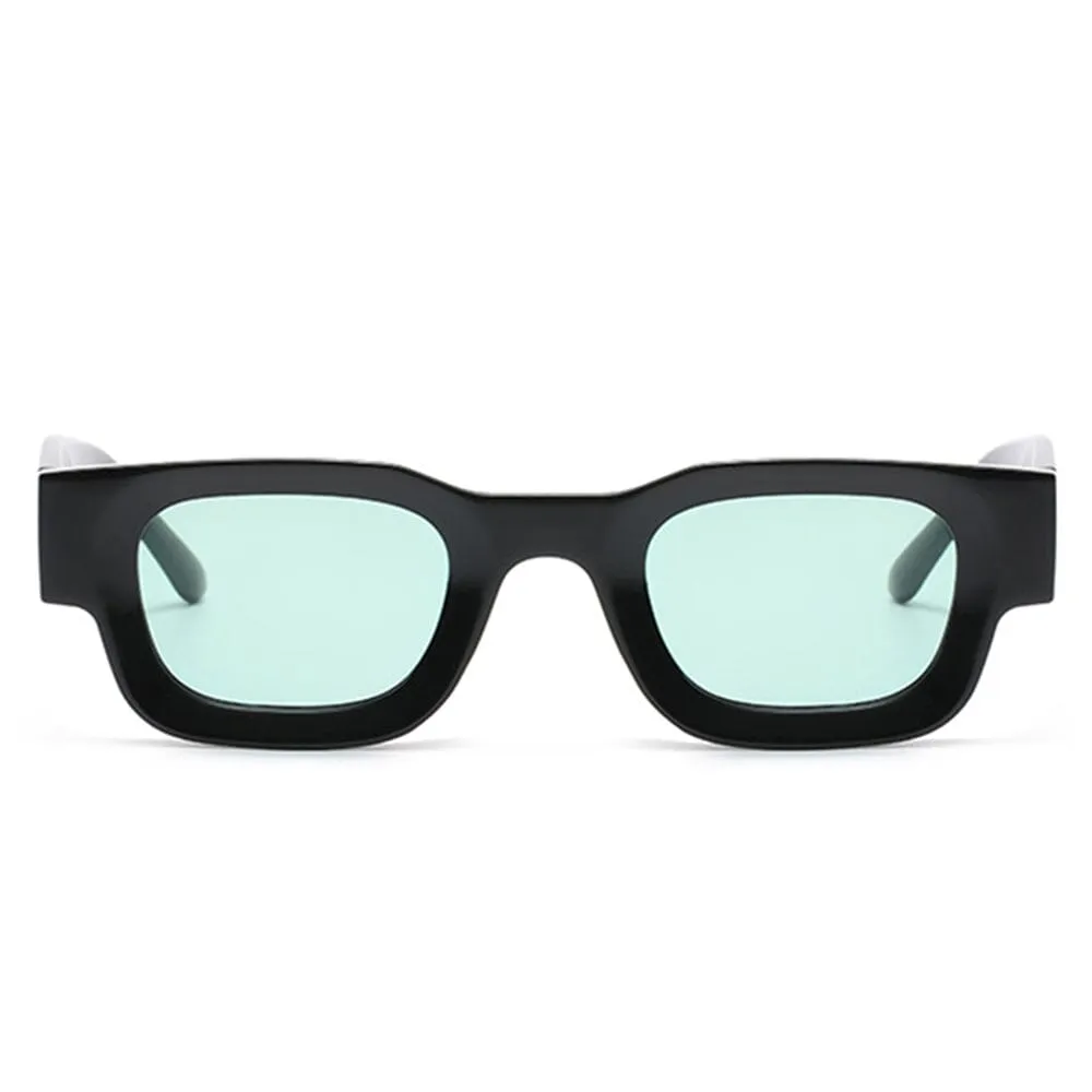 Pressure - Black & Green Sunglasses