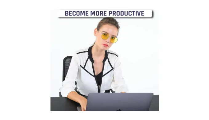 PRICE DROP: KLIM Blue Light Blocking   UV Gaming/PC Glasses for Women - Ships Quick!