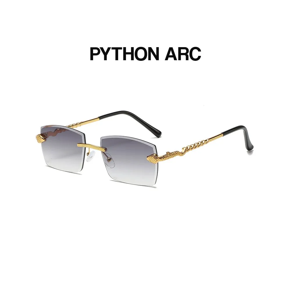 Python Arc - Gold & Grey Sunglasses
