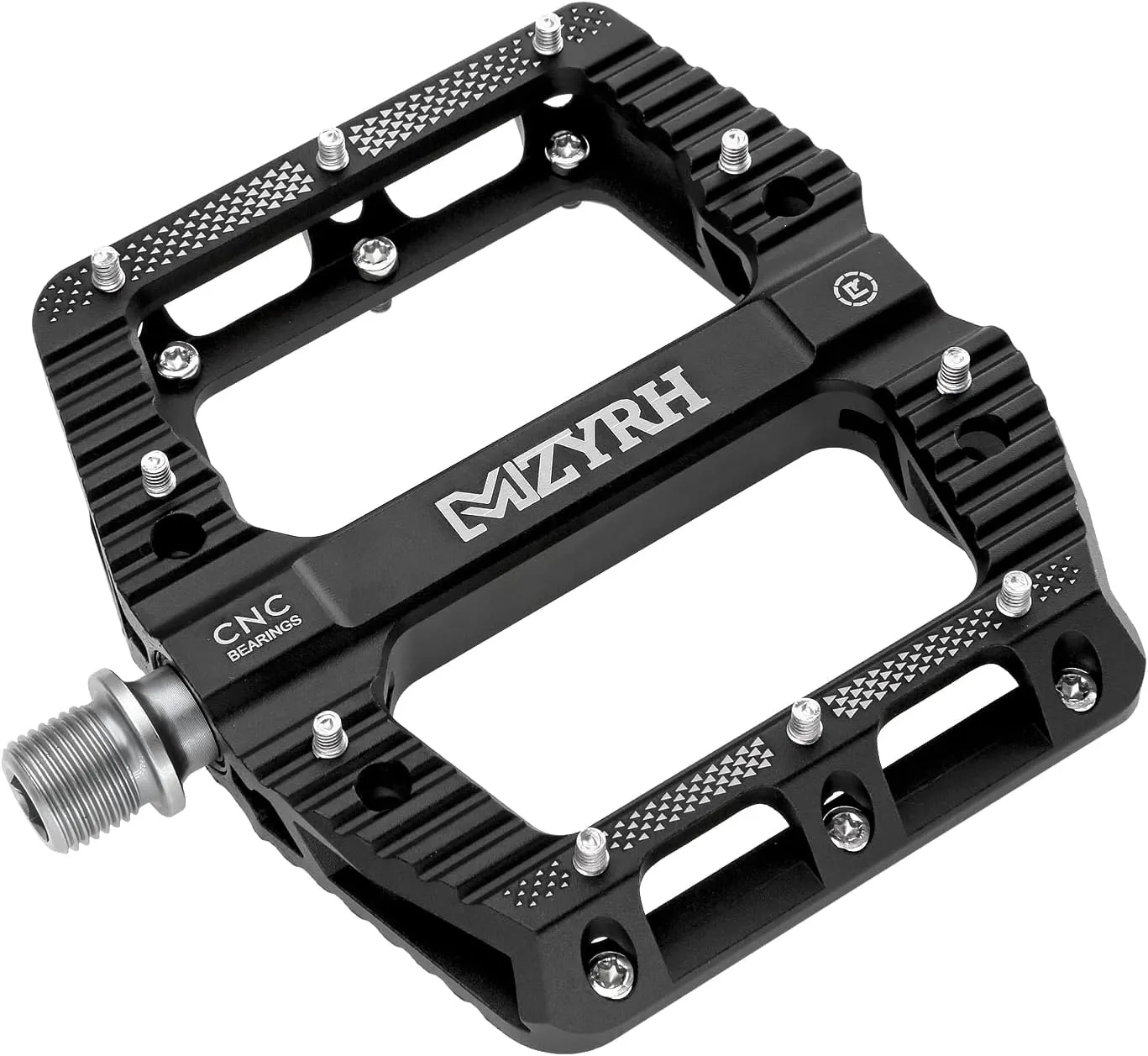 Road/Mountain Bike Pedals MTB Pedals Bicycle Flat Pedals 3 Bearings 9/16 Aluminum Alloy Bicycle Platform Pedals for BMX MTB