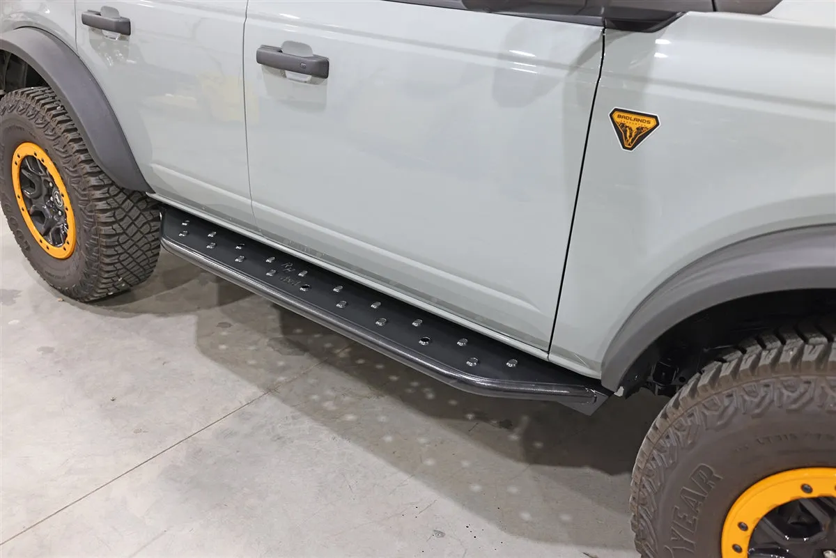 Rock Hard 4x4 Flat Step Sliders for 2021  Ford Bronco