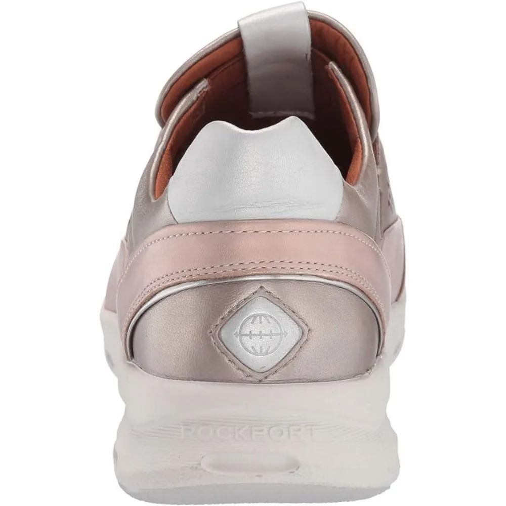 Rockport Womens Let's Walk Dove Rose Slip on Shoe