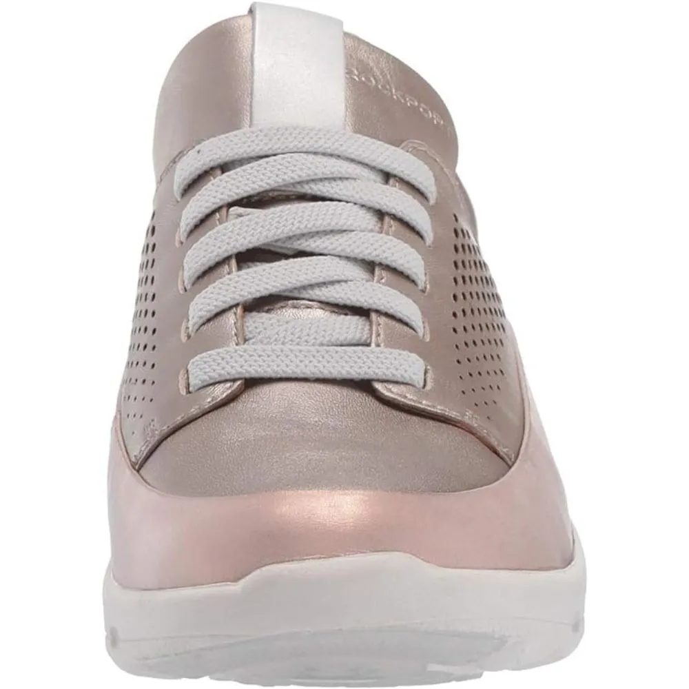 Rockport Womens Let's Walk Dove Rose Slip on Shoe