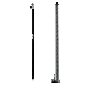 SECO Carbon Fiber Pole, Rover, GPS, 2.5 m Dual Grad Fixed Tip Rover Pole