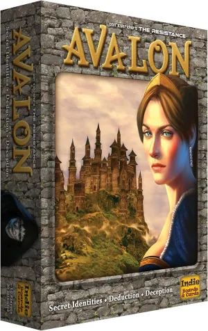 The Resistance: Avalon Card Game - Thrilling Social Deduction Board Game - Quick Strategy & Deception for 5-10 Players - Ages 13  - 30 Minute Play Time - By Indie Boards & Cards