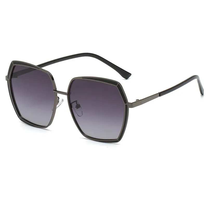Uv-blocking Sunglasses With Large Border
