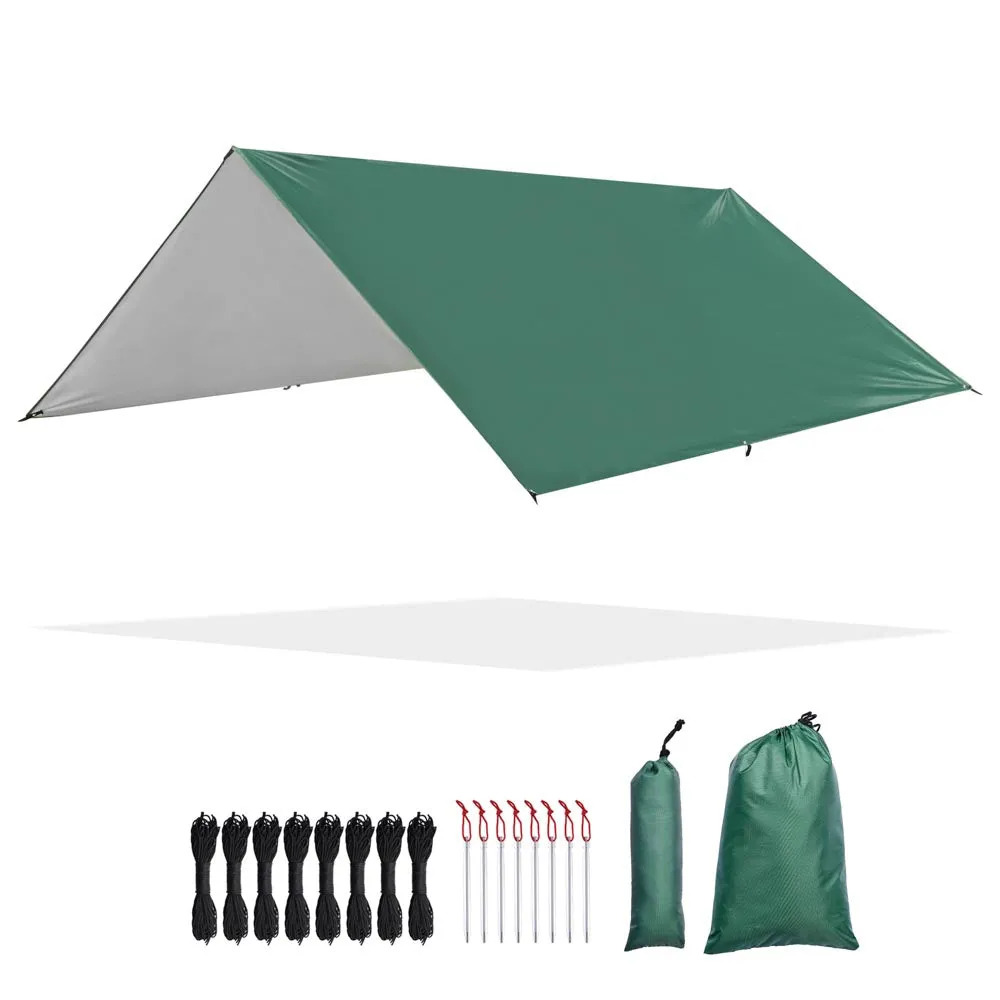 Yescom Camping Tarp Rain Shelter 10x10ft UV50  PU3,000mm