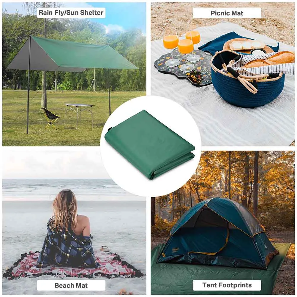 Yescom Camping Tarp Rain Shelter 10x10ft UV50  PU3,000mm