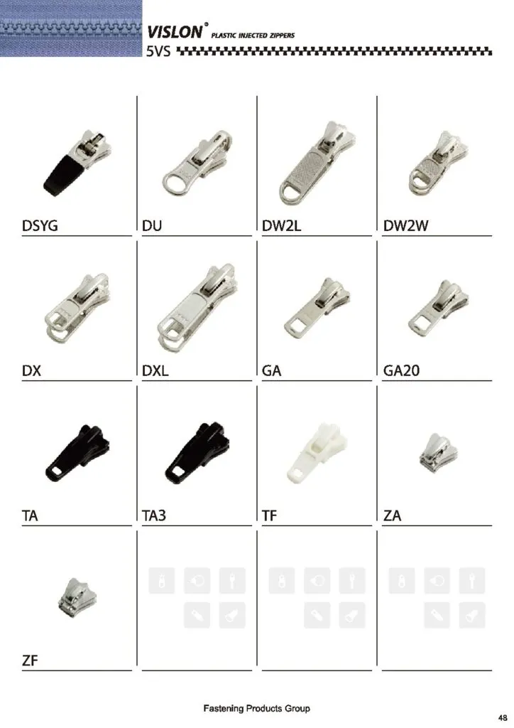 YKK® Sliders
