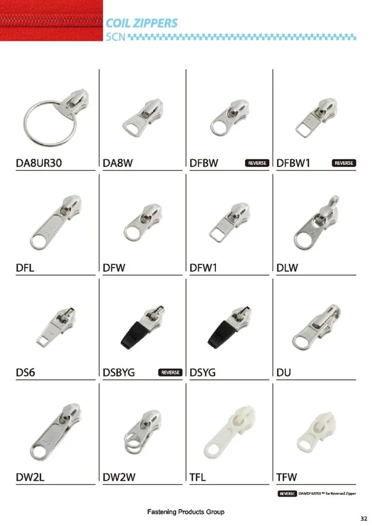 YKK® Sliders