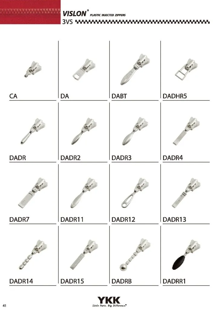 YKK® Sliders